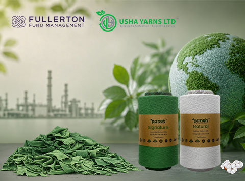 Usha Yarns erhielt eine Kapitalumwandlung zur Erhöhung des Fullerton Carbon Action Fund.